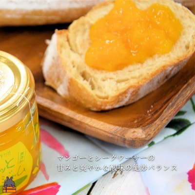 世界は美味しい～ゴロッとマンゴージャム(マンゴー&シークワーサー)160g