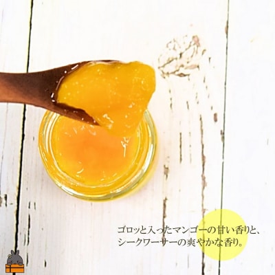 世界は美味しい～ゴロッとマンゴージャム(マンゴー&シークワーサー)160g