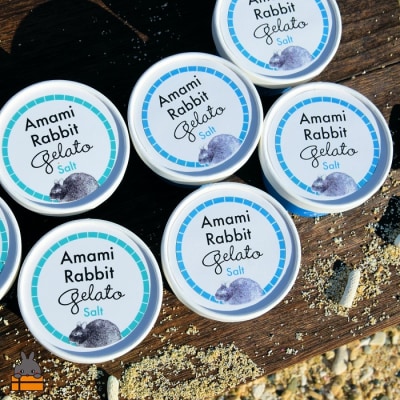 《ふるさと納税限定》美ら海の塩使用。アマミラビットジェラート(Salt:塩)(8個)