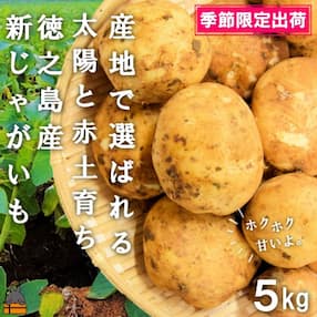 《先行受付!春お届け!》～これからは産地で選びたくなる～徳之島産新じゃがいも(5kg)