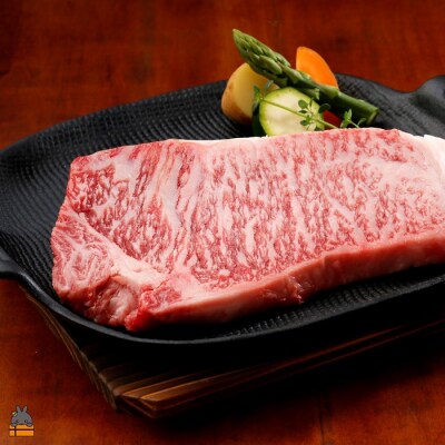 《和牛日本一獲得》5等級 これが!!鹿児島黒牛 王道のサーロインステーキ 400g(200g×2P)