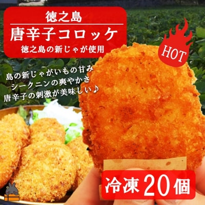 【2026年4月以降配送】某テレビ番組で紹介されました!徳之島の唐辛子コロッケ(20個)