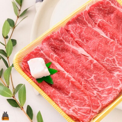 40代からの赤身を極めた鹿児島黒毛和牛モモスライス500g