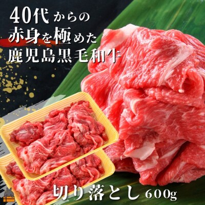 40代からの赤身を極めた鹿児島黒毛和牛切り落とし600g