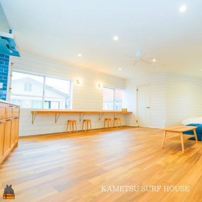 一棟貸しの宿 KAMETSU SURF HOUSE (1泊3名様) ( ホテル 宿泊 旅行 )