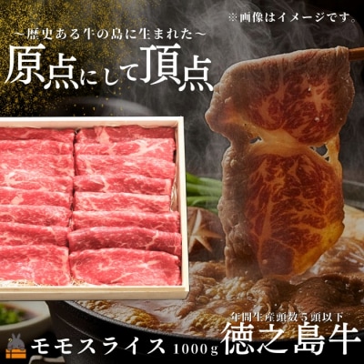 南原(はいばる)牧場 幻の徳之島牛 モモスライス 1000g