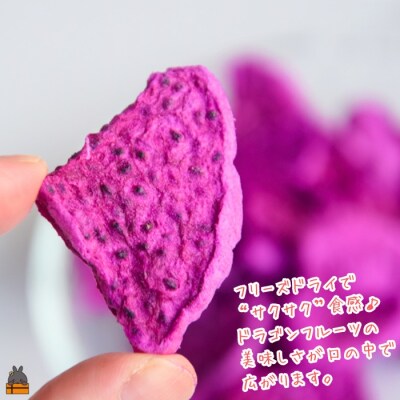 ドラゴンフルーツ 徳之島 宝赤(ほうせき)フリーズドライ(チップス×2袋)