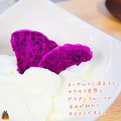 ドラゴンフルーツ 徳之島 宝赤(ほうせき)フリーズドライ(チップス×2袋)