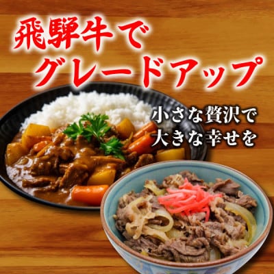 うしの家の飛騨牛切り落とし　1kg(250g×4パック)　