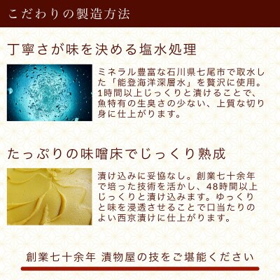 銀鮭入り西京漬け4種セット