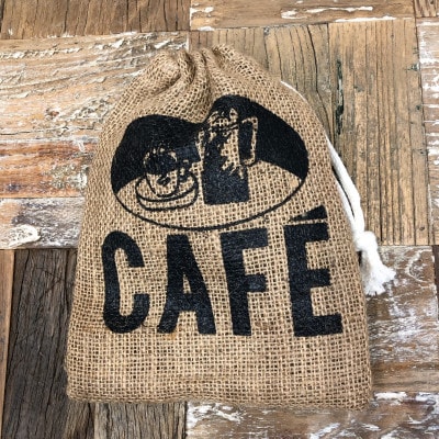 自家焙煎レギュラーコーヒー(200g)ドリップコーヒーバッグ(10g×5)とヘンプバッグのセット1