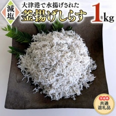 大津港水揚げの釜揚げしらす 1kg【牛久市】【茨城県共通返礼品】