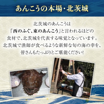 茨城県大津港あんこう鍋と刺身のセット(約2人前)(茨城県共通返礼品:北茨城市)