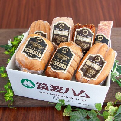 筑波ハム 銘柄豚「常陸の輝き」バラエティブロック7品 【茨城県共通返礼品】