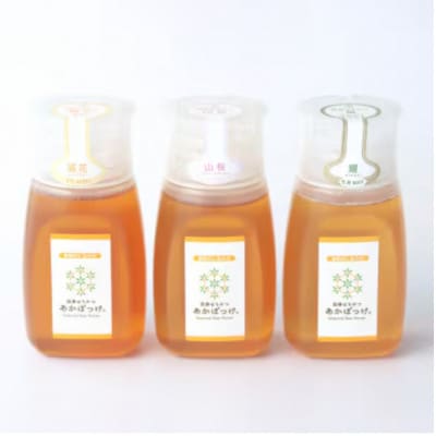 山桜はちみつと春の田舎はちみつの3種セット【B3山桜】【茨城県共通返礼品/五霞町】