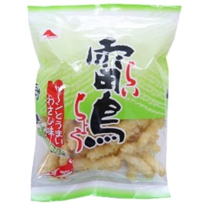 千葉県旭市 山中食品の雷鳥　わさび味(82g)×16袋入り　1ケース
