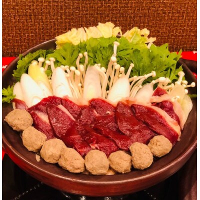 創業天保年間　江戸時代からの伝統の味　天然真鴨　鍋
