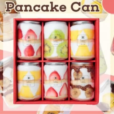 パンケーキ缶6個セット　～FRUITS　SAND　THREE～