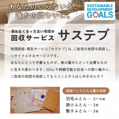 【緊急支援!訳あり】布団回収・再生サービス付き・甲州羽毛本掛けふとん増量1.3kg日本製(シングル)