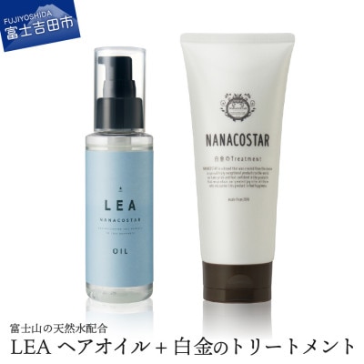 ボタニカルヘアトリートメントと希少な植物性オイルを配合したヘアオイルセット