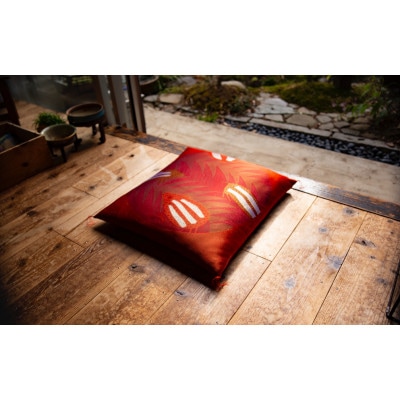 干支座布団 いのしし(亥) 八端判59×63cm 洗える座布団カバーと中綿ヌードのセット 日本製