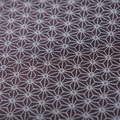 高級座布団カバー 八端判 59×63cm 麻の葉文様 (赤色) 撥水加工/手洗い可 日本製
