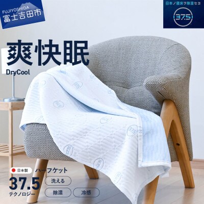 【爽快眠】ハーフブランケット85×115cm 洗える 日本製 除湿 ドライクール ハーフケット 国産