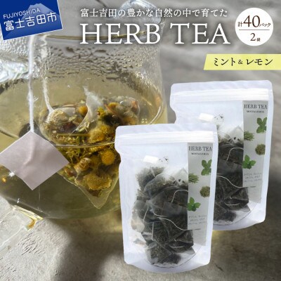 ハーブティーセット(ミント&レモン)ティーバッグ40個