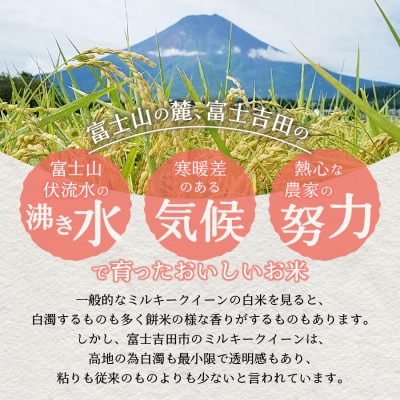 令和6年産 無洗米 精米1合×15個セット真空パック『美富士の夢来ミルキークイーン』小分けパック