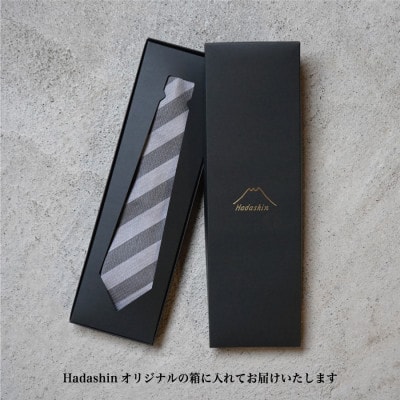 シルクネクタイ【Hadashin】トップ糸 203ワインレッド メンズ 日本製 ギフトボックス入り