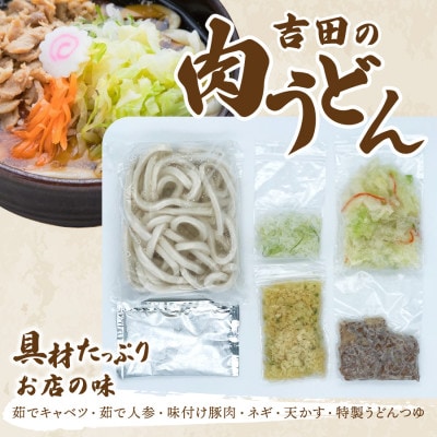 プロトン凍結　シールド乳酸菌(R)入り吉田の肉うどんセット1人前×3　冷やしうどんセット1人前×3