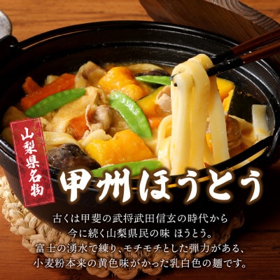 プロトン凍結　シールド乳酸菌(R)入り甲州ほうとうセット(1人前×4セット)