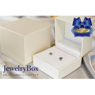 K18PG　ブラックダイヤモンドピアス(4ピース)　CS-712