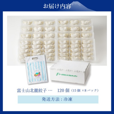 こだわりつづけた無敵味!富士山北麓餃子 120個(15個×8パック)