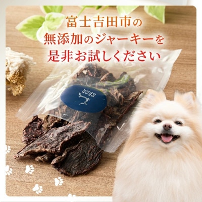ペットおやつ 無添加鹿肉ジャーキー 45g×1袋 鹿肉100% 犬猫おやつ 富士山麓鹿ジャーキー