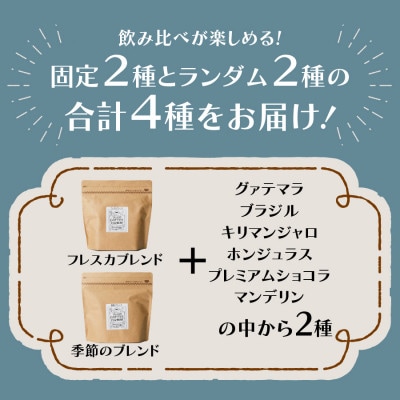 フレスカ特注 ドリップバッグコーヒー 4種こだわりセット 計32パック