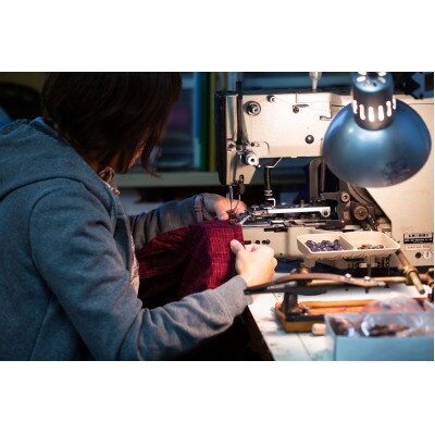 筑後市産織物　紳士用甚平(しじら織・無地) 濃紺 LLサイズ