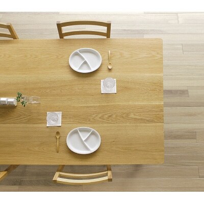 プレーンダイニングテーブルWO(140×85×70cm)【高野木工】