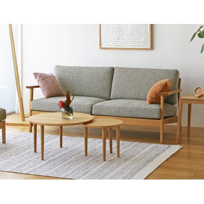 セブソファ 2.5人掛け オーク【高野木工】