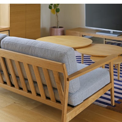 セブソファ 3人掛け オーク【高野木工】