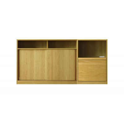 ヴィネ 180下台 天板セット オーク【10年保証】【高野木工】