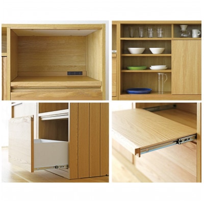 ヴィネ 180下台 天板セット ウォルナット【10年保証】【高野木工】