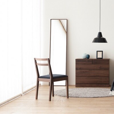 ボックスミラー 41×170cm オーク【天然木製】【高野木工】