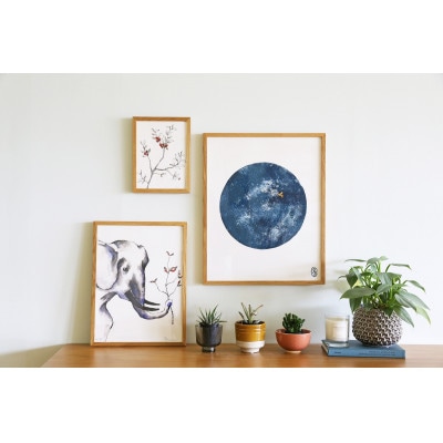 天然木アートフレーム　PLANT(ABC-43)【高野木工】