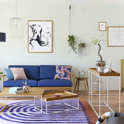 天然木アートフレーム　ELEPHANT-FRIDA BIG (ABC-51)【高野木工】