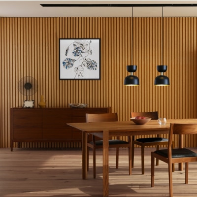 天然木アートフレーム　FLOWER BLUE BIG (ABC-52)【高野木工】