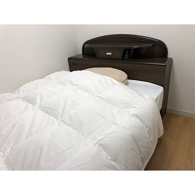【恋のくに　Beddtng】洗える羽毛肌掛ふとん　シングルサイズ