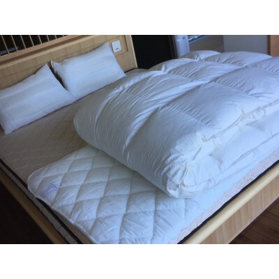 旅館オリジナル合繊掛布団　シングル　1.8kg