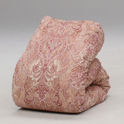 【緊急支援品】シングル羽毛布団(ハンガリー産ダウン93%・充填量1.3kg・ピンク)