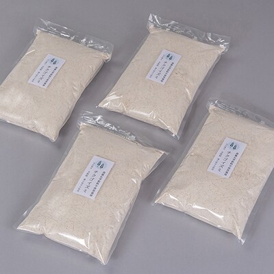 チクゴイズミ全粒粉(薄力粉)1kg×4袋